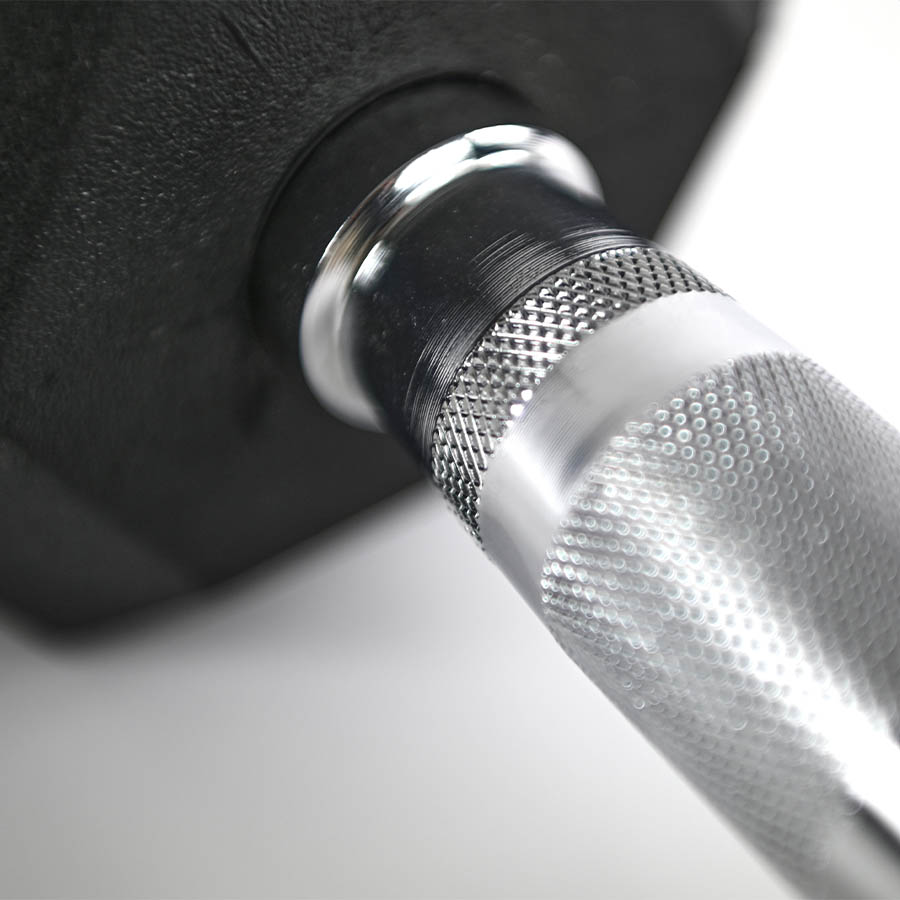 STRIDE Molded Hex Rubber Dumbbell (single; 15kg)