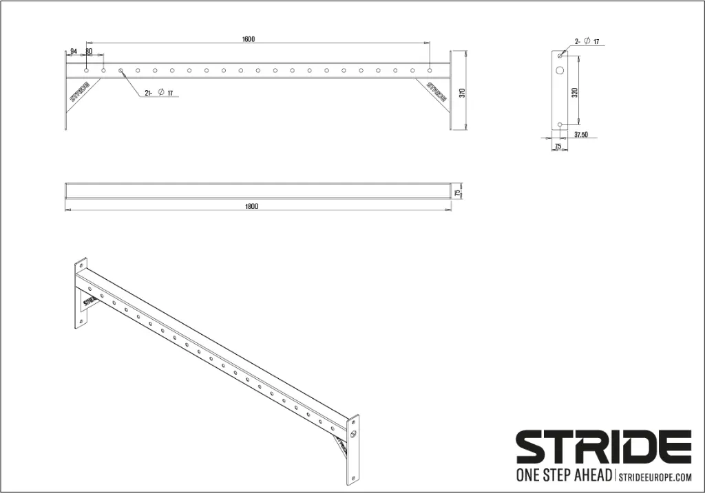 Raptor ST0312-01-00-1.8m connection square tube with triangle metal.webp