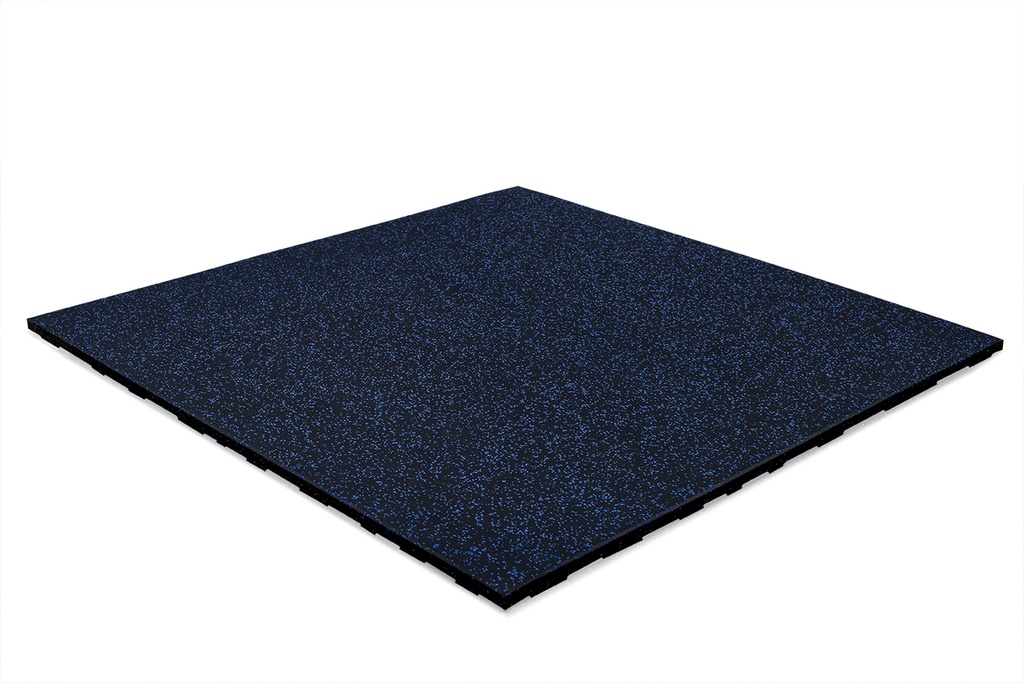 Connecting Rubber Tile | 15% Blue  |  1m x 1m x 2cm