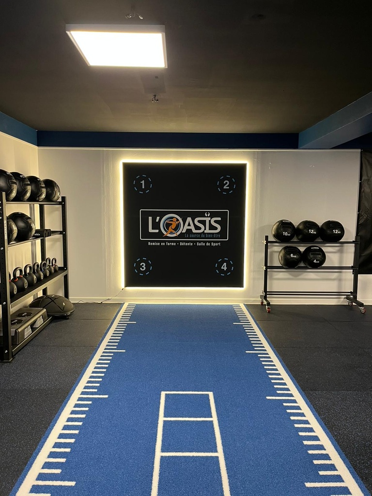 Connecting Rubber Tile | 15% Blue  |  1m x 1m x 2cm