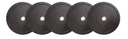 STRIDE Molded Black Rubber Bumper Plate (pair; 10kg)
