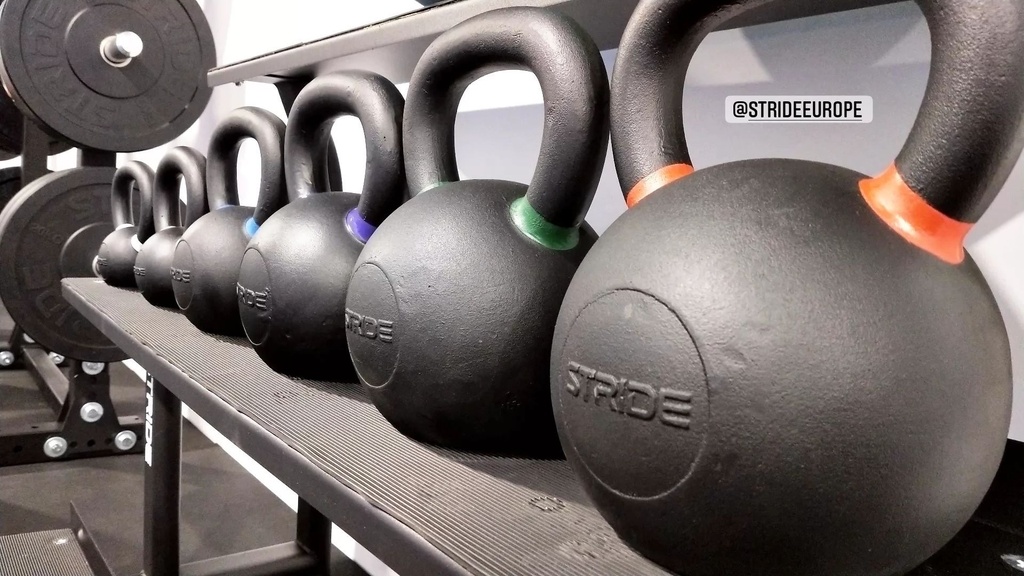 STRIDE Molded Kettlebell SET (set of 9pcs 4kg - 32kg)