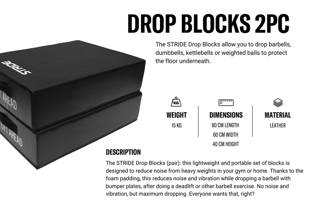 STRIDE Drop Block (pair)