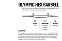 STRIDE Olympic Hex Barbell