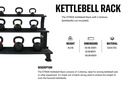 STRIDE Kettlebell Rack (3 shelves)