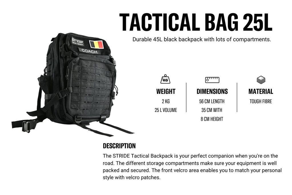 STRIDE Tactical Bag (25L)