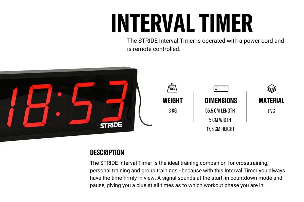 STRIDE Interval Timer