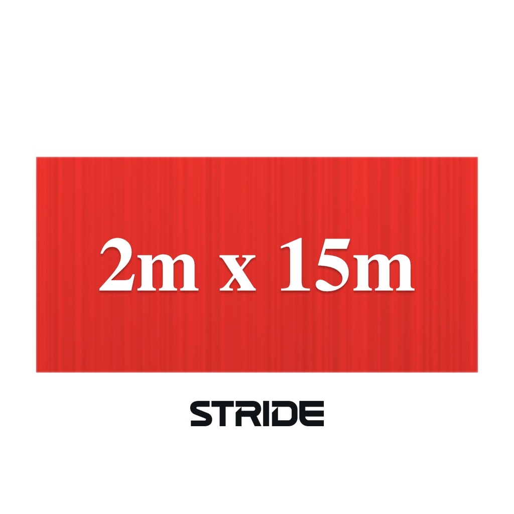 STRIDE Play Turf Roll: Red, 2m x 15m