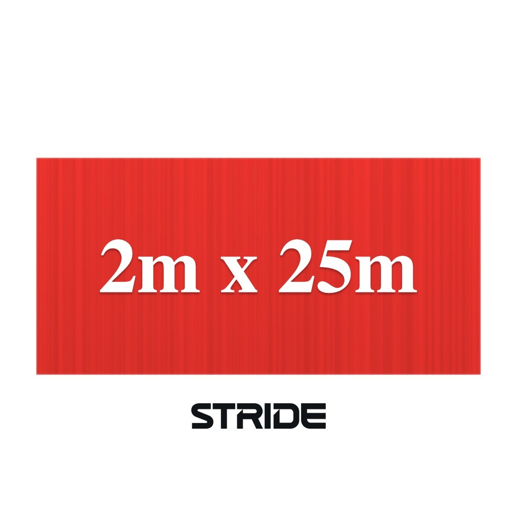STRIDE Play Turf Roll: Red, 2m x 25m