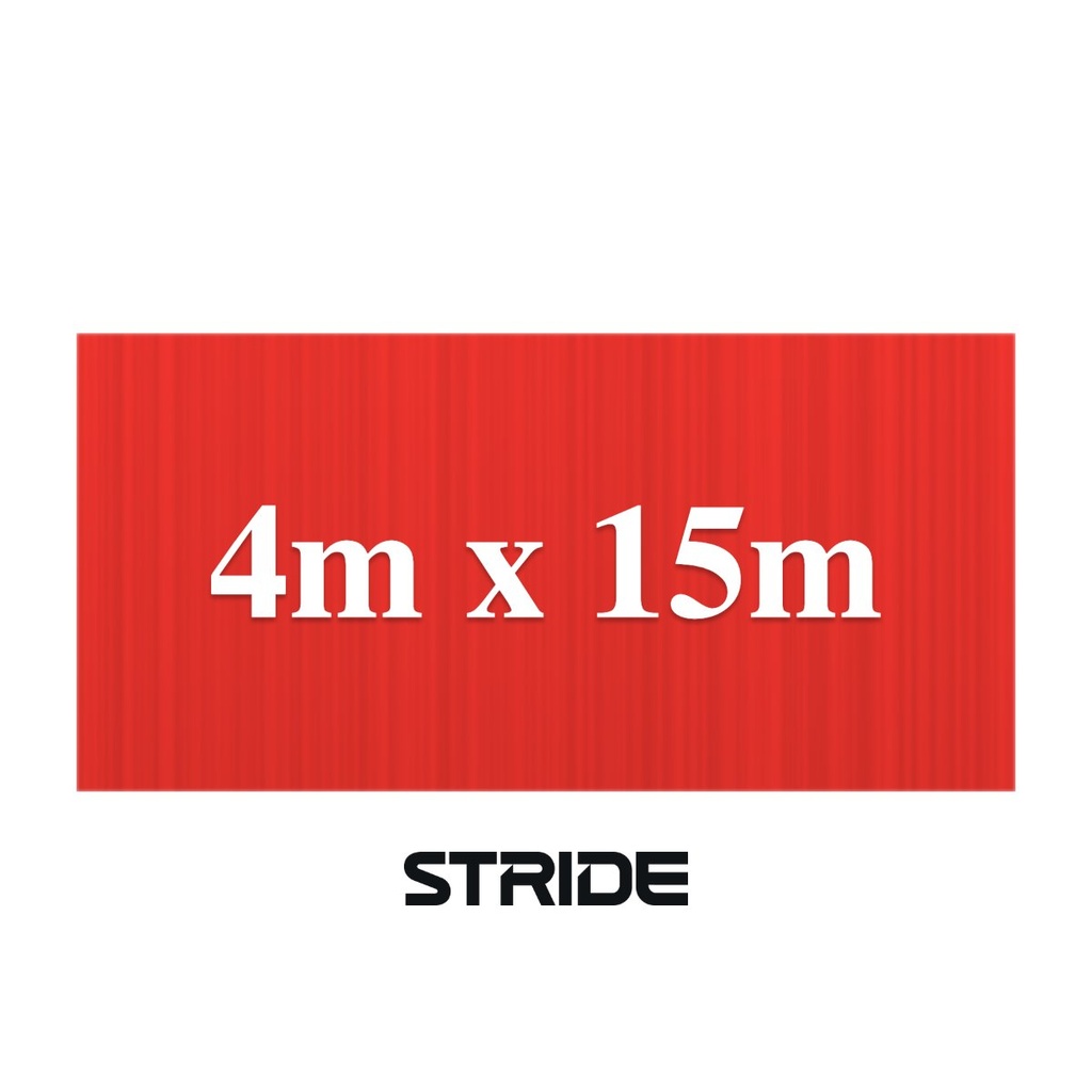 STRIDE Play Turf Roll: Red, 4m x 15m