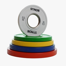 STRIDE Fractional Plate SET (set of 5 pairs; 0,5kg-2,5kg) - COLOR