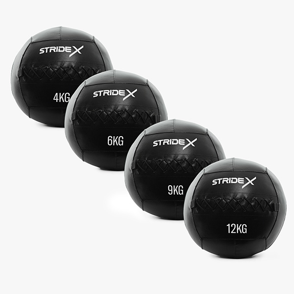 STRIDE X-Wall Ball SET (4, 6, 9 and 12kg)