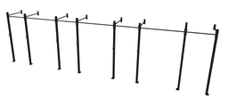 [EF-30-06659] Wall-mount HD Cross training rig 4-3 (1,13m from wall)