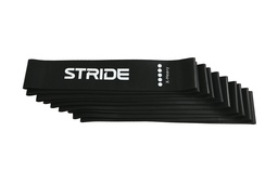[STR-MINIBBLA10] STRIDE Mini Band extra heavy (BLACK) set of 10