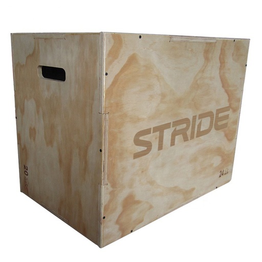 STRIDE Wooden Plyo Box Regular (41cm x 51cm x 61cm)
