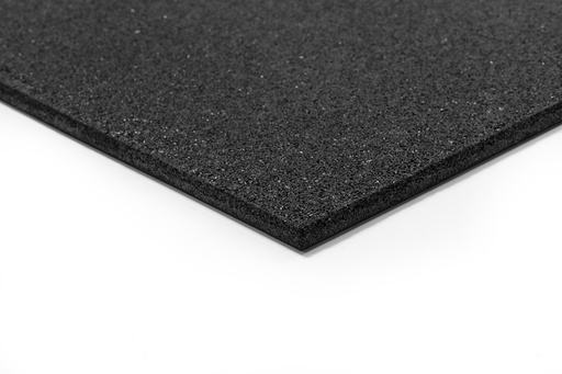 Standard rubber tile black (15mm)