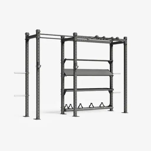 RAPTOR Power Rack with Shelves 1-1