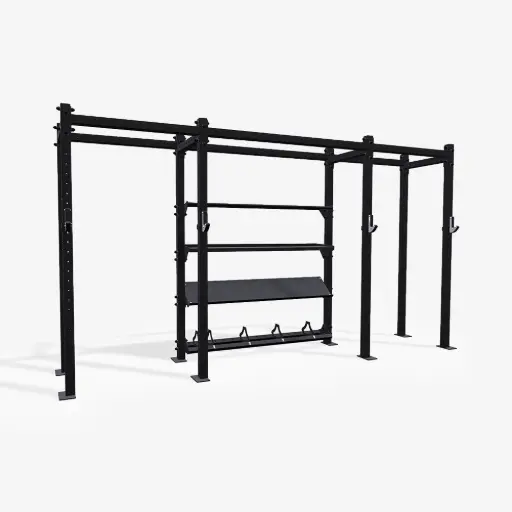 RAPTOR Power Rack with Shelves 2-1