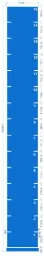 STRIDE Standard Track with numbers: Blue 2m x 15m