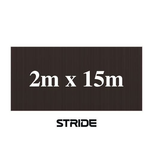 STRIDE Play Turf Roll: Black, 2m x 15m