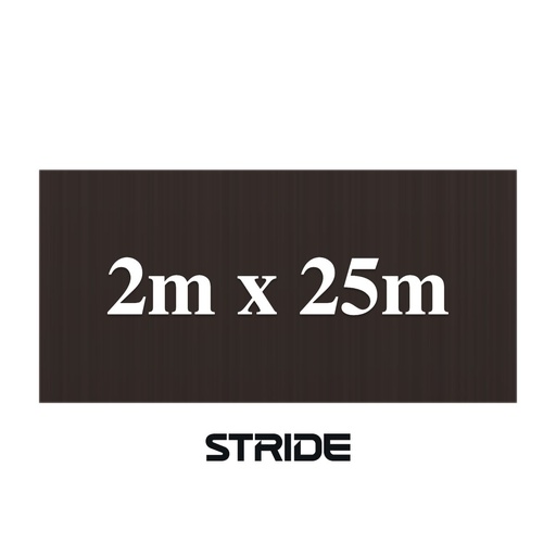 STRIDE Play Turf Roll: Black, 2m x 25m