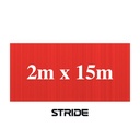 STRIDE Play Turf Roll: Red, 2m x 15m