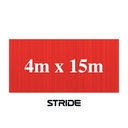 STRIDE Play Turf Roll: Red, 4m x 15m