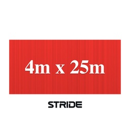 STRIDE Play Turf Roll: Red, 4m x 25m